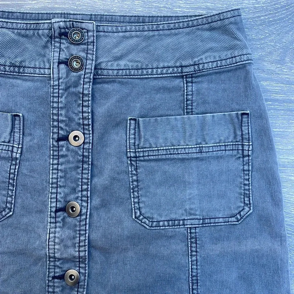 Prana Merrigan Corduroy Mini Skirt, grey - Picture 5 of 8